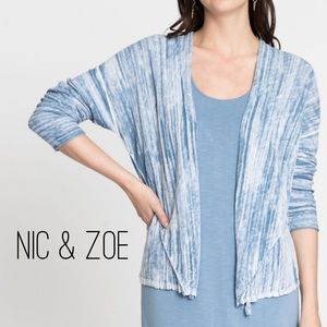 Open Breeze Cardigan by Nic+ Zoe - Sz. XL